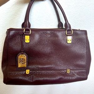 Lauren by Ralph Lauren. Beautiful purse that holds a laptop (13’’)
